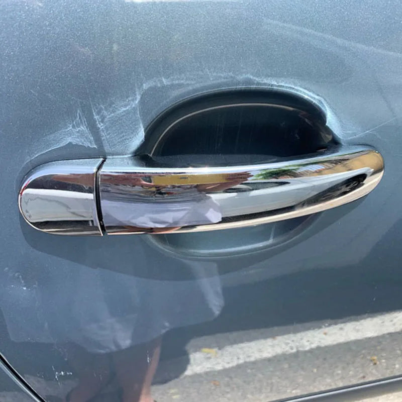Suitable For Volkswagen VW Gol G5 G6 G8 Voyage Saveiro Accessories Door Handle Cover Trim Plastic Chrome Imitation Carbon Fiber