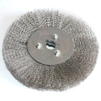 0.15mm Stainless Steel Wire Wheel Brush 3"-10" Flat Type for Bench Grinder Polishing Abrasive Tool Metal Derust wood Deburring