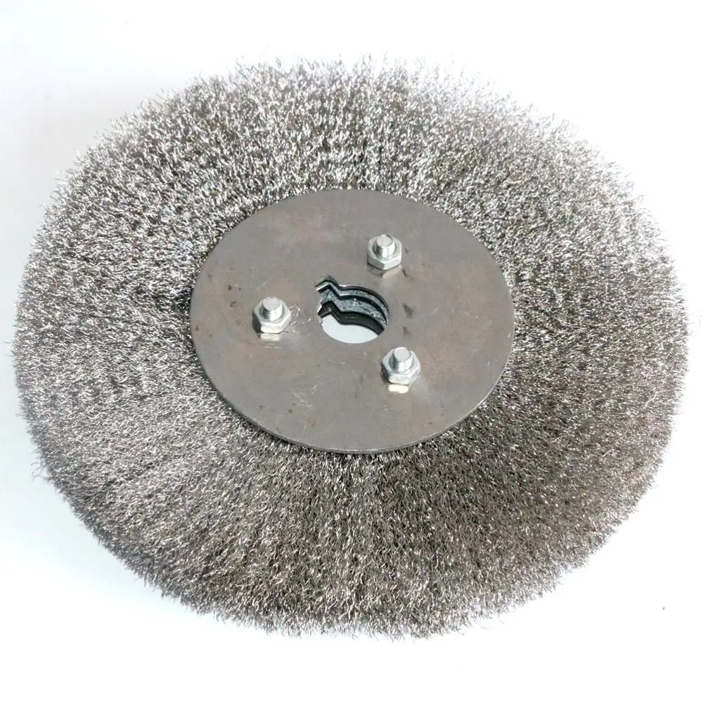 0.15mm Stainless Steel Wire Wheel Brush 3"-10" Flat Type for Bench Grinder Polishing Abrasive Tool Metal Derust wood Deburring