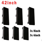 LED Work Light Bar Dust Proof Protective Covers Amber Clear Black Red White Color For 3" 4" 7" 12" 20" 22" 32" 42" 52" Led Light