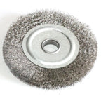 0.15mm Stainless Steel Wire Wheel Brush 3"-10" Flat Type for Bench Grinder Polishing Abrasive Tool Metal Derust wood Deburring