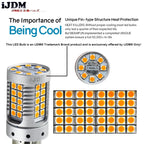 iJDM P21W PY21W LED Canbus BA15S BAU15S 19W 1156 Car led Light 3030 SMD Amber White Red DRL Auto Brake Lights Turn Signal Bulb