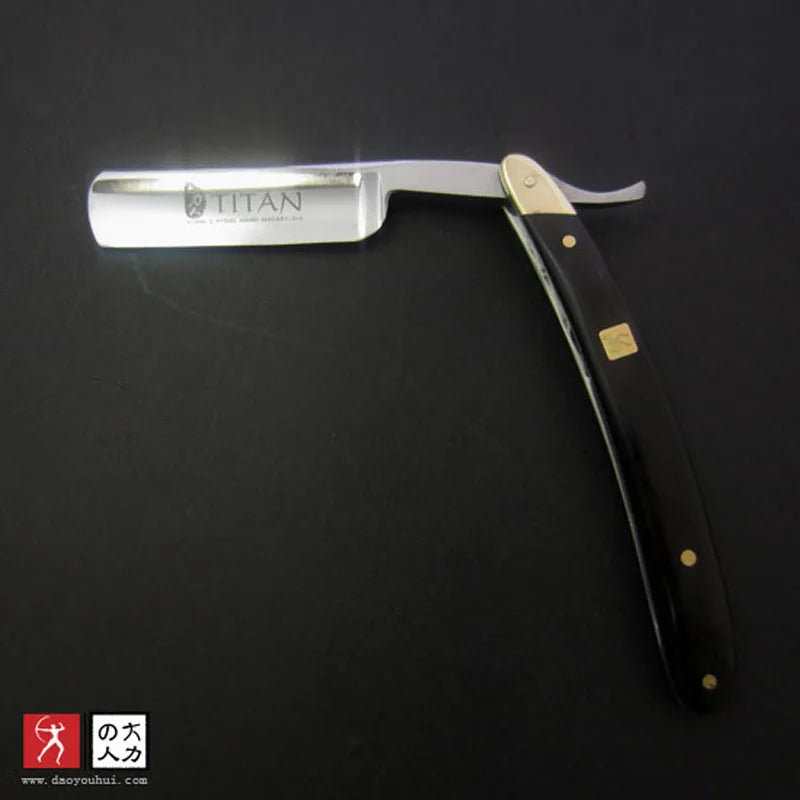 Titan straight razor barber razors for beard male shaving knife men's safety shaver razors