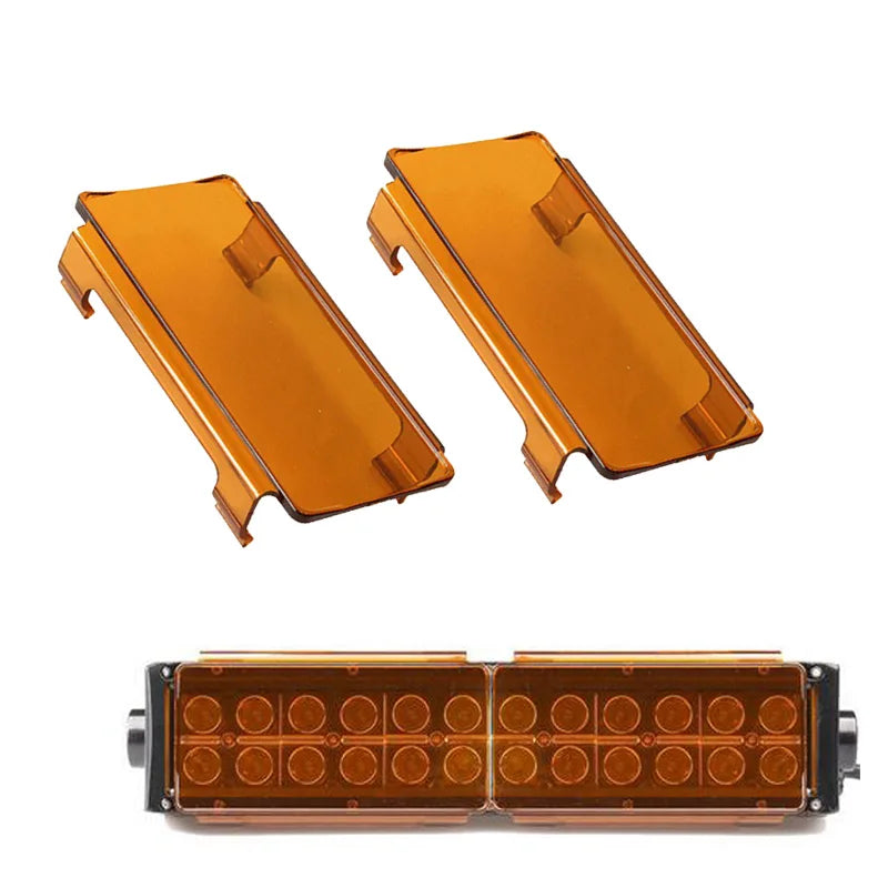 LED Work Light Bar Dust Proof Protective Covers Amber Clear Black Red White Color For 3" 4" 7" 12" 20" 22" 32" 42" 52" Led Light