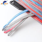 UHMWPE Fiber 4 line(1red in 400kg,1blue in 400kg,2grey in 400kg) x 25m kitesufing line set end looped