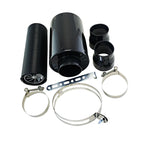 PQY - air Intake With Fan Universal Racing Carbon Fiber Cold Feed Induction Kit Air Intake Kit Air Filter Box / OR WITHOUIT FAN