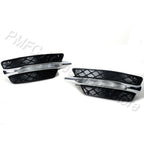 PMFC Front Bumper Grilles Molding LED Fog Light Daytime Running Light Fog Lamp For Mercedes-Benz W204 C-Class 2012 2013 2014