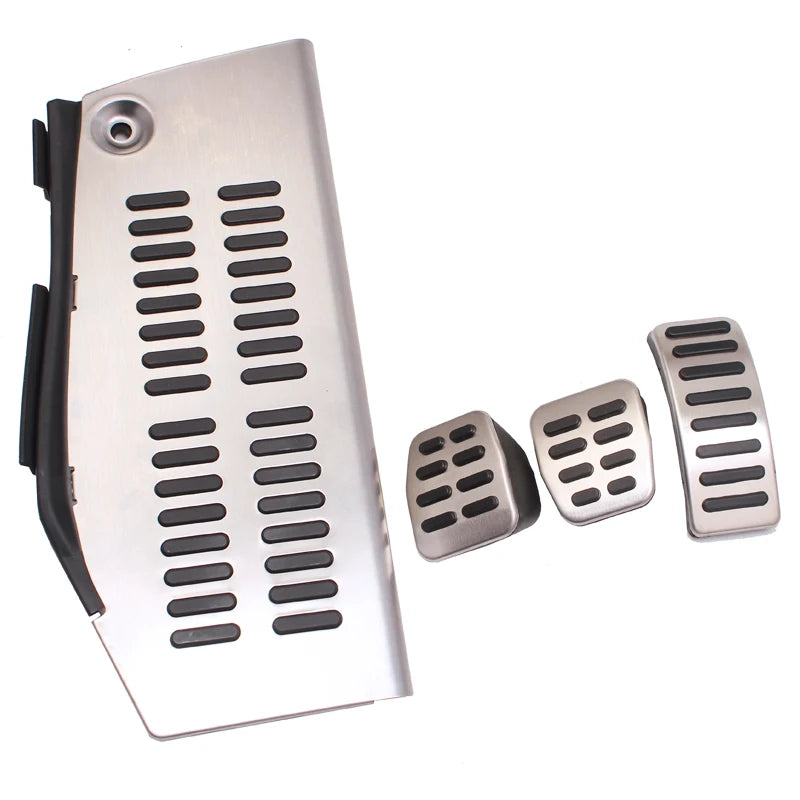 Stainless Steel Car Pedal Pad Set for VW Golf 4 Polo Bora Beetle Audi A3 SEAT Leon MT/AT