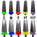 RolinStar Many Sales promotion type Carbide barrel stable shank  Accessories Cutter pedicure nail milling drill bits