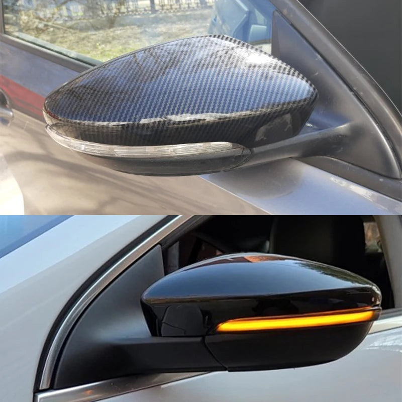 POLO Scirocco EOS Bora Jetta Beetle Passat Sagitar Car carbon fiber rear mirror cover For Volkswage VW Golf 6 Golf 5 Golf 7 CC