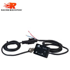 12v Dc 1/8 Npt Auto digital water temp Meter Square water temperature gauge Skyline WRX Evo MPS with Joint Pipe Sensor Adapter
