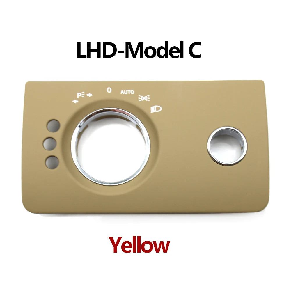 Car Interior Head Lamp Headlight Switch Panel Trim Replacement For Mercedes Benz W164 ML GL 300 350 450 500 2005-2011