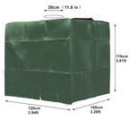 Professional 1000 Liters IBC Water Tank Cover Outdoor Garden Furniture Waterproof Anti-Dust Wind Rain Sun Snow Protection