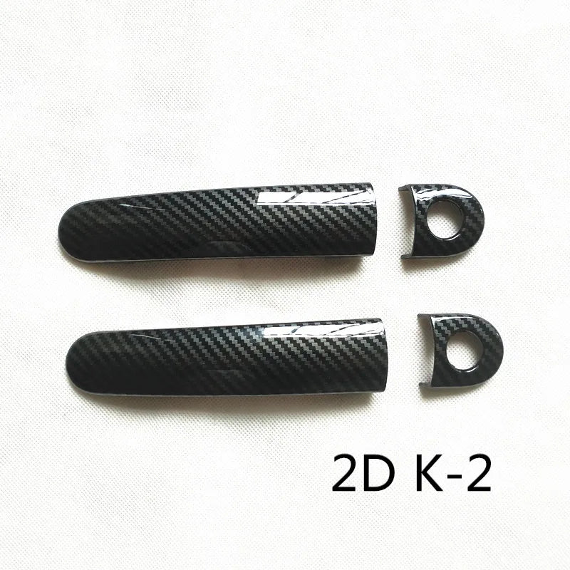 Suitable For Volkswagen VW Gol G5 G6 G8 Voyage Saveiro Accessories Door Handle Cover Trim Plastic Chrome Imitation Carbon Fiber