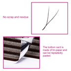 Fadvan YY Shape Premade Fan Eyelash Extensions 10 Cases Black 0.07mm C/D Curl 6-15mm