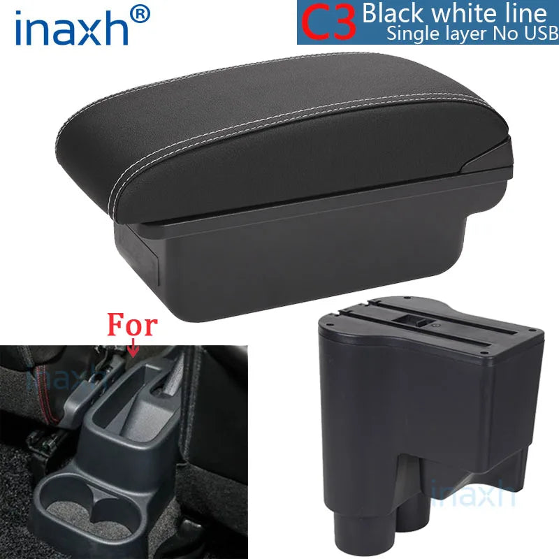 For Daihatsu sirion Armrest For Daihatsu Materia Car Armrest box central Store content Storage box Arm Auto parts 2007-2015