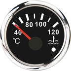 Car Marine Boat Boost Alarm Gauge 2‘’ 52mm Oil pressure Meter Water Level Fuel Temperature 12V 24V Voltmeter Accessories Meter