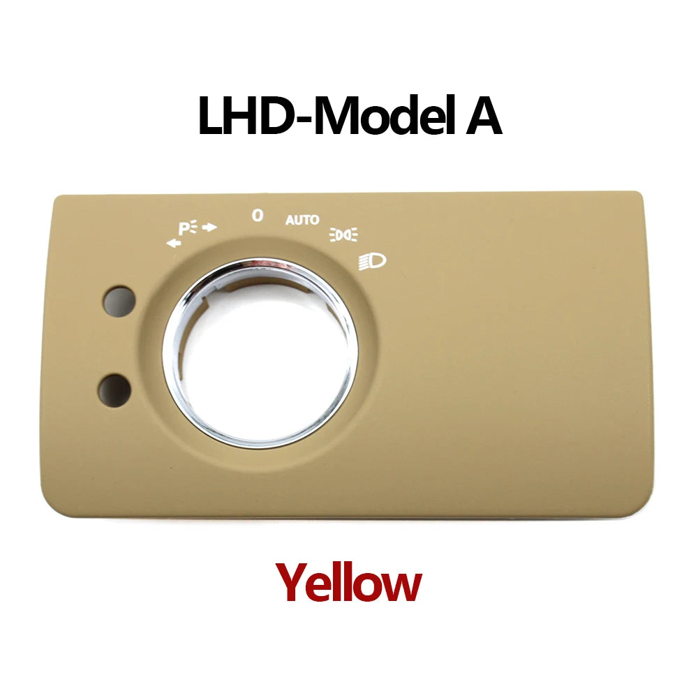 Car Interior Head Lamp Headlight Switch Panel Trim Replacement For Mercedes Benz W164 ML GL 300 350 450 500 2005-2011