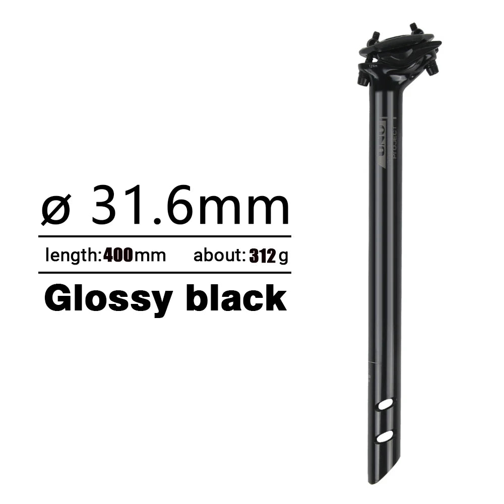 UNO SP-719 Bicycle Seatpost   Road Mountain Bike Seatpost 27.2/30.9/31.6*350/400mm Seat Tube Bicycle Aluminum Alloy Parts