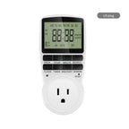 12/24 Hour Electronic Digital Timer Switch EU UK US AU FR Plug Programmable Timing Socket Kitchen Timer Outlet Timer Control
