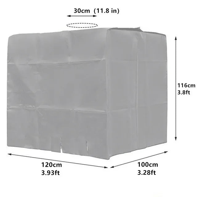 IBC Water Tank Cover 1000L Outdoor Waterproof Oxford Cloth Sun Dust Protection, Color Options
