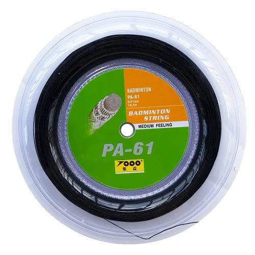 0.61mm super thin PA61 reel Badminton String 200m