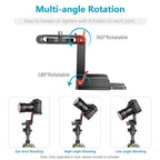 Neewer Upgraded Z-Flex Tilt Head Z Type Tripod Head with 4 Adjust/Fixing Knob, Quick Release Plate and Spirit Level for Tripod