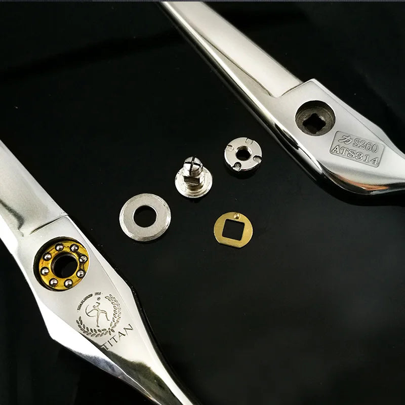 TITAN Professional hair scissors set   hairdressing salon cutting tools barber ATS314 STEEL shears 6.0inch