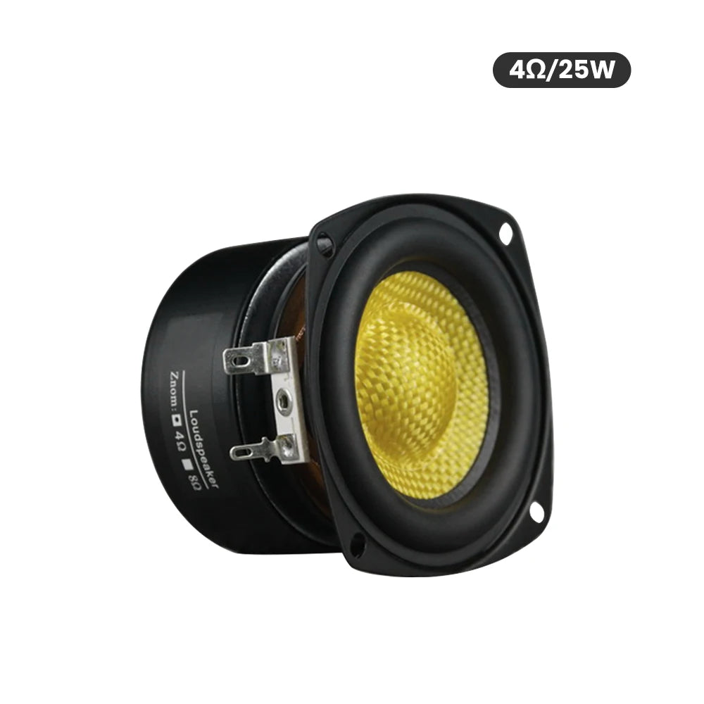 AIYIMA 1Pcs 3 Inch Woofer Speaker Fiberglass High-stroke Power HiFi Home Theater Bass Speaker 4 8 Ohm 50W Loudspeaker