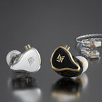 KZ ZAS 16-Unit Hybrid Technology Wired Earphones In-Ear HIFI Noise Reduction Earplug 8 Core Wire Headphones With Microphone