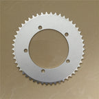 Track Bike Chainwheel Fixed Gear Bicycle Chain Ring 130 MM BCD  44T 46T 48T 50T 52T 53T Fixie Single Speed Chainring Silvery