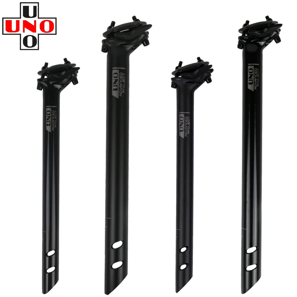 UNO SP-719 Bicycle Seatpost   Road Mountain Bike Seatpost 27.2/30.9/31.6*350/400mm Seat Tube Bicycle Aluminum Alloy Parts