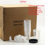 10/20/30/50pcs Bulk Sale Spray Gun Paint Tank Spray Gun Mixing Cup 165/400/600ml Disposable Measuring Cup Type H/O Quick Cup