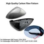 POLO Scirocco EOS Bora Jetta Beetle Passat Sagitar Car carbon fiber rear mirror cover For Volkswage VW Golf 6 Golf 5 Golf 7 CC