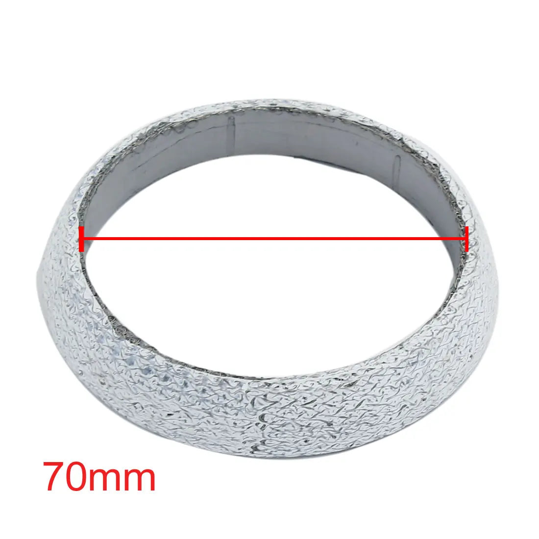 UXCELL Car 45mm 48mm 60mm 65mm 70mm Inner Dia Exhaust Tail Pipe Flange Donut Gasket Muffler Seal Ring 1/2/5/10 Pcs