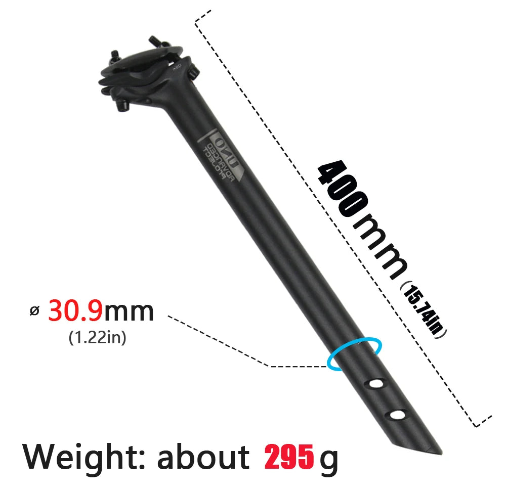 UNO SP-719 Bicycle Seatpost   Road Mountain Bike Seatpost 27.2/30.9/31.6*350/400mm Seat Tube Bicycle Aluminum Alloy Parts