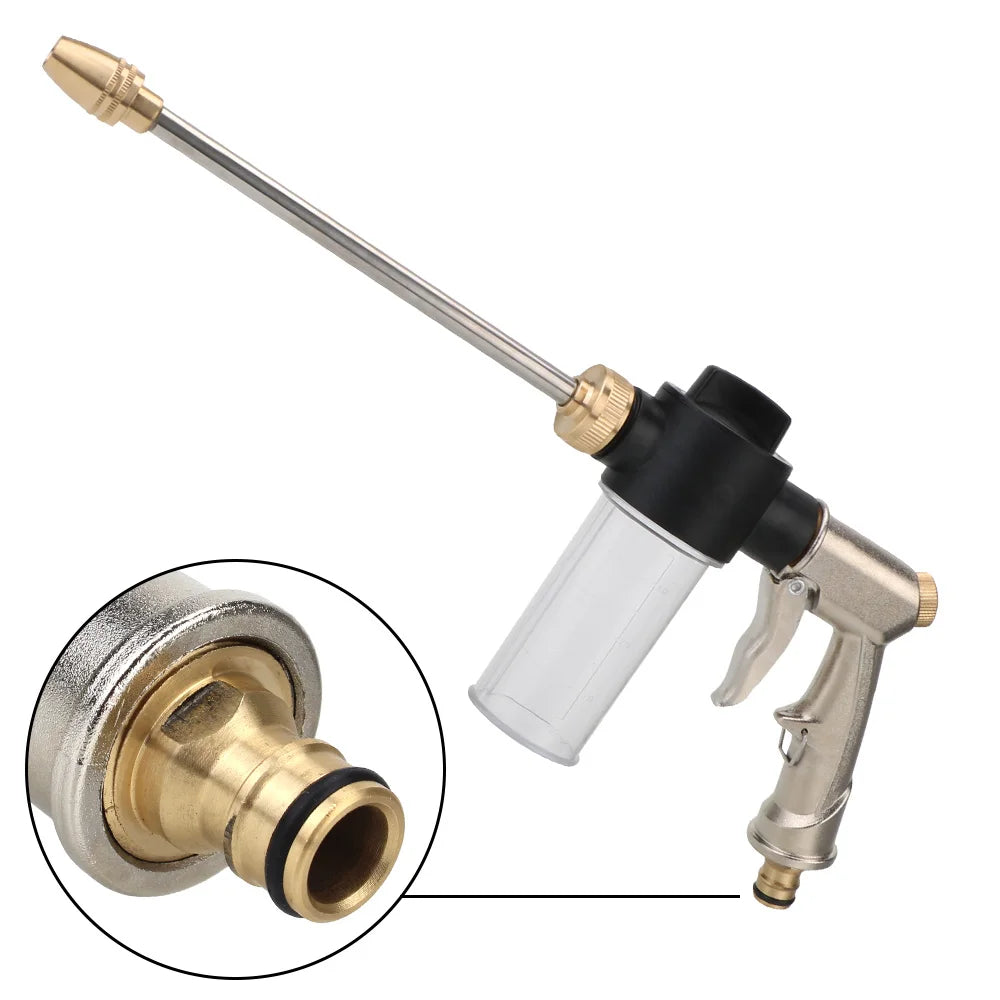 Long Foam Washer Car High Pressure Water Gun Nozzle Washing Watering Tools Garden Universal Off Road 4x4 Motorcycle Accessories