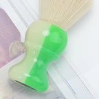 YAQI JANUS BIFRONS 24mm Synthetic Cashmere Knot Mens Shaving Brush With Dark Seen Handle