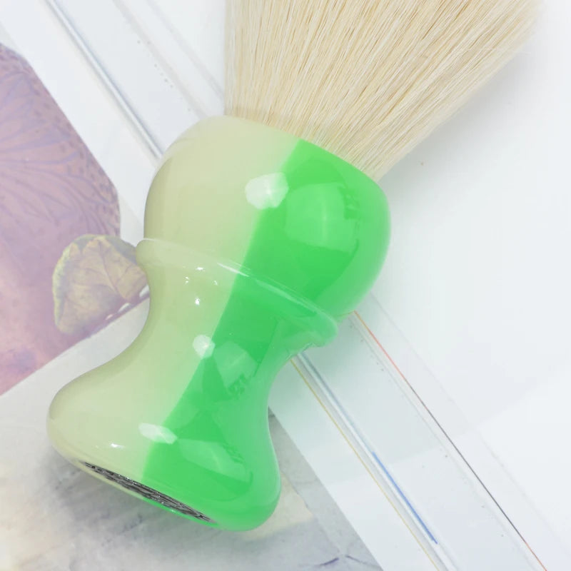 YAQI JANUS BIFRONS 24mm Synthetic Cashmere Knot Mens Shaving Brush With Dark Seen Handle