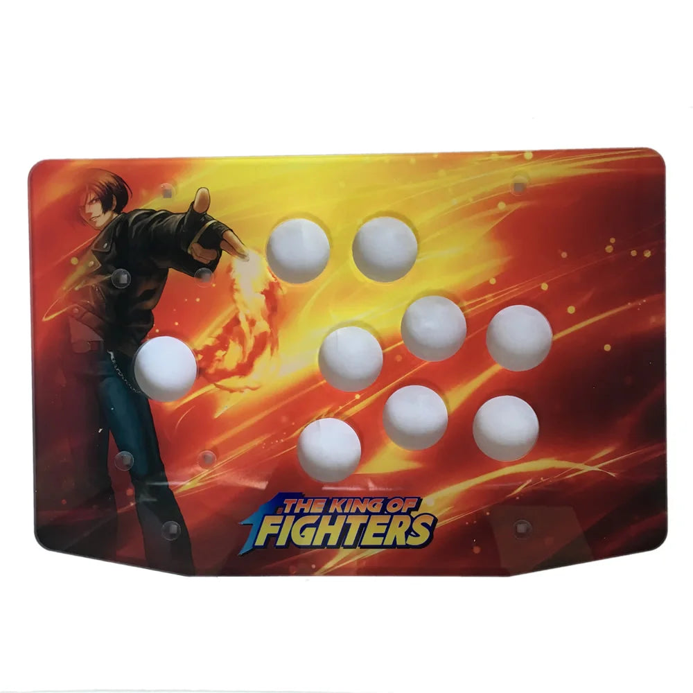RAC-K500C 8 Buttons Hole Acrylic Artwork Panel Flat Case DIY Arcade Joystick Kits