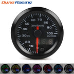 Dynoracing 2" 52mm 7 Colors LED Dual Display Boost Water Oil temp Oil pressure Voltmeter Air fuel Ratio EGT Tachometer Car Gauge