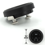 Universal 12v/24v Ultra-thin Electronic fuel pressure gauge with 1/8 npt sensor oil pressure meter red display digital 0-15psi