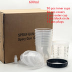 10/20/30/50pcs Bulk Sale Spray Gun Paint Tank Spray Gun Mixing Cup 165/400/600ml Disposable Measuring Cup Type H/O Quick Cup