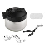 Airbrush Cleaning Pot Spray Gun Cleaner Glass Air Brush Easy Holder Clean Paint Jar Bottle Spray Gun Sprayer Clean Tools Set