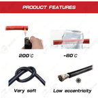 2 pin cable or Black Red Silicone wire Automotive Led lamp Electric cables 26 24 22 20 18 awg 18awg 16awg 14awg 12awg 10awg 8awg