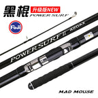NEW MADMOUSE POWER SURF 3 Section Fuji Parts High Carbon 4.20m Surf Fishing Rod Sinker 100-350g Japan Quality Spinning Rods
