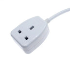 UK Plug To Socket Power Extension Cable With Power Switch, Singapore Malaysia HK Male To Female 3Pin AC Power Cord 0.3m-5m
