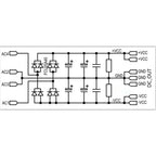 Hifi Amplifier Power Supply Board 58V-0-58V, 4x10000uF 100V Capacitors