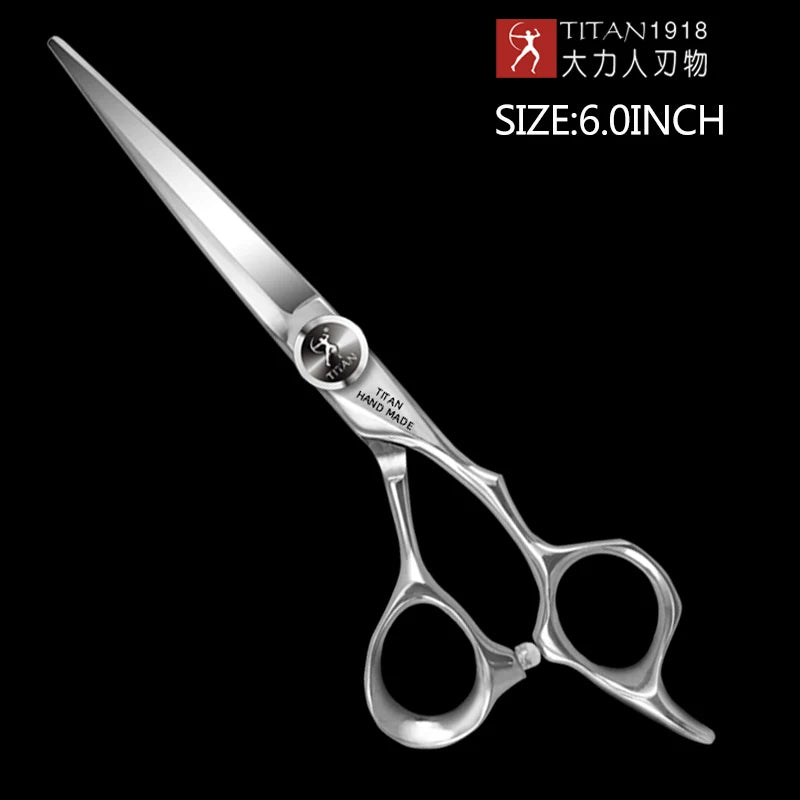 Titan thinning hair scissors stainless steel salon shears, 6.0 inch (1pc)