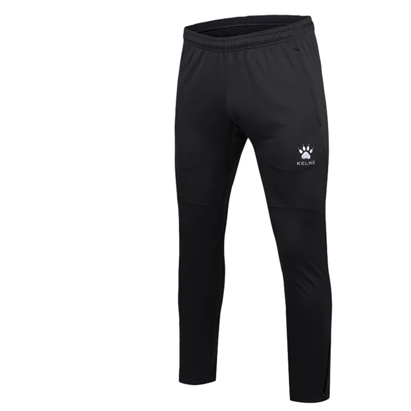 KELME Men Sports Trousers Sweatpants Kid Winter Padded Pants Thicken Jogging Women Fitness Outwear Warm Long Pants  K15Z406